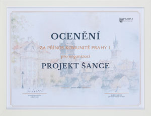 Ocenění Projektu Šance